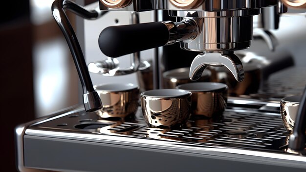 Espresso coffe maker AI Generated