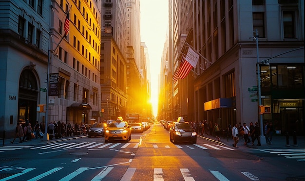 Essence of a Bustling Financial District Captured in Bank Photos