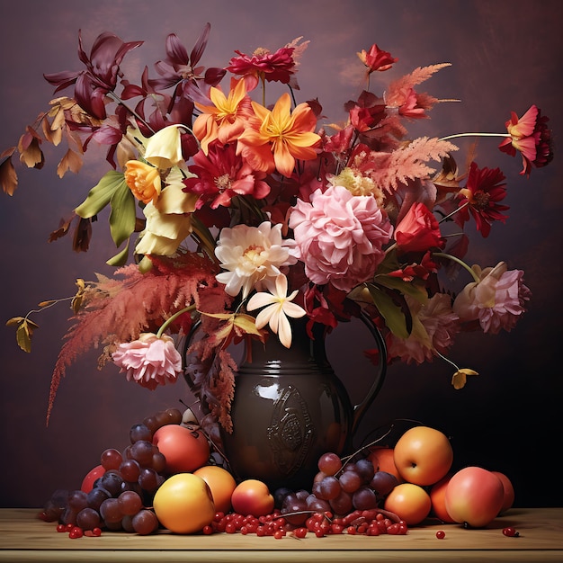 the essence of seasonal changes from blooming flowers to autumn foliage