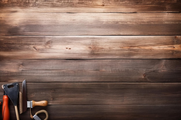 Premium Photo Essential Carpentry Tools showcased on a Beautiful