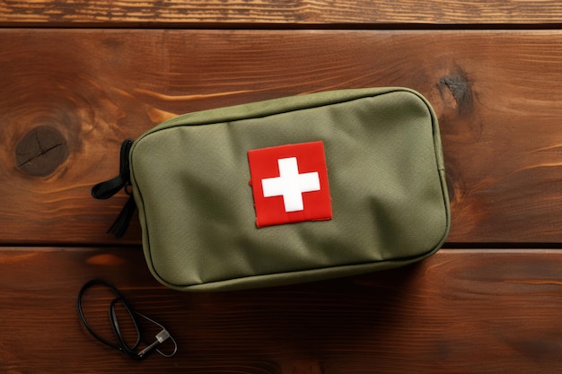 Essential military first aid kit a lifesaving companion on your journey captured in a striking f