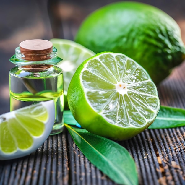 The essential oil of lime oil