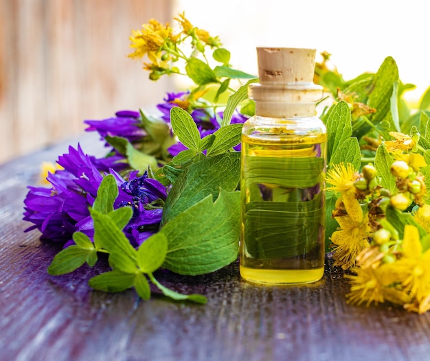 Essential Oil with Natural Herbs Alternative Medicine