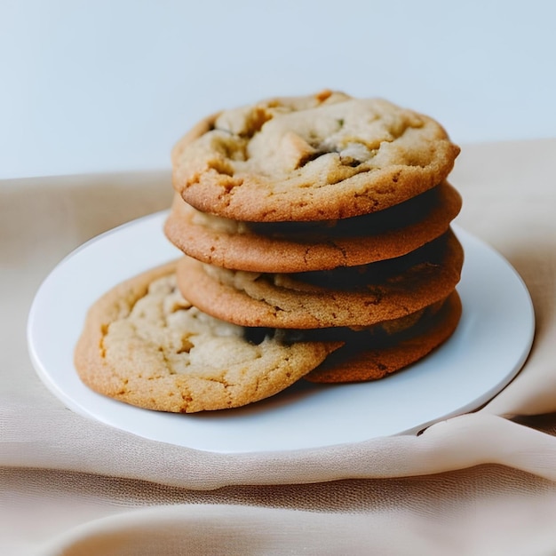 esthetic chocolate chip onthe table