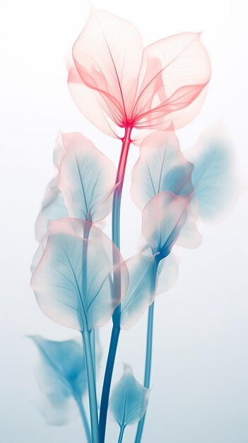 Foto esthetisch bloemmotief telefoonbehang