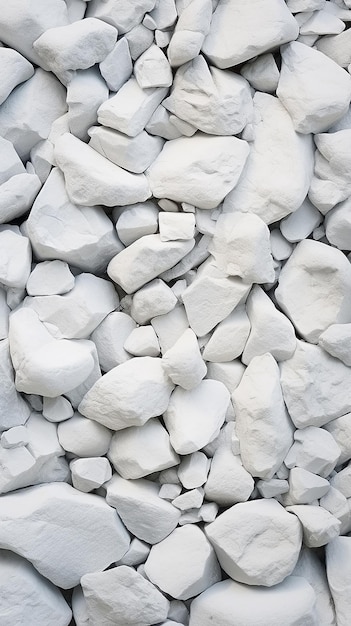 Foto esthetisch gerangschikte witte stenen achtergrond