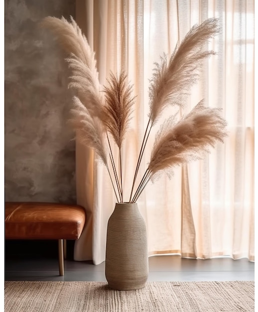 Esthetisch pampas gras