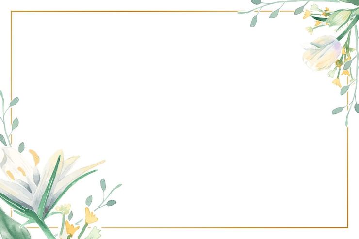 Foto esthetische bloem png frame doorzichtige achtergrond