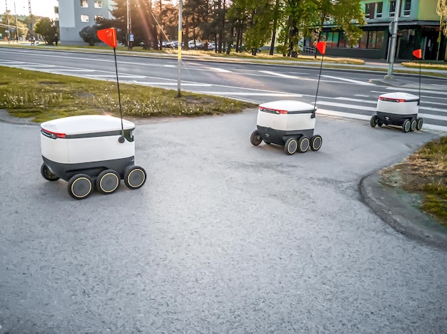 Photo estonian delivery robots