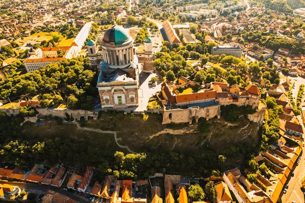 Esztergom Hungary the Basilica of Our Lady in Esztergom by the river Danube Discover the beauties of Hungary