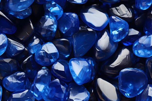 Photo eternal blue symphony precious sapphire casting a lustrous spell