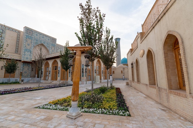 The Eternal City in Samarkand Uzbekistan the traditional architecture of old Central Asia and the Middle East