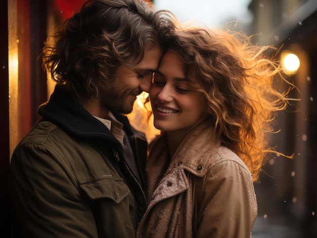 Eternal Embrace A Captivating Photo of a Person Experiencing Profound Love on Valentine's Day