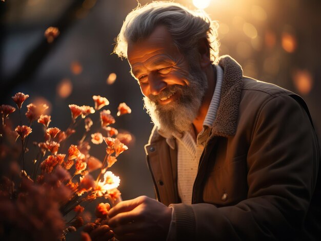 Eternal Embrace A Captivating Photo of a Person Experiencing Profound Love on Valentine's Day