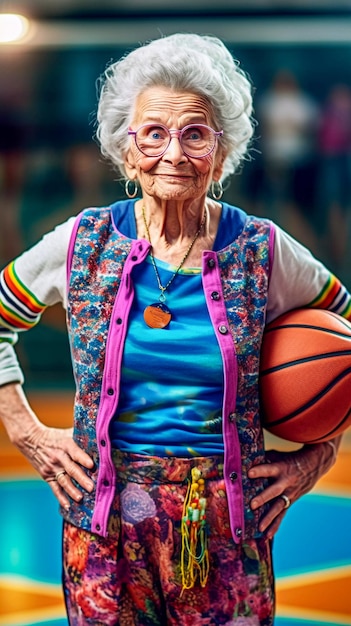 Eternal Energy Seniors Defying Age through Sports AI Generated