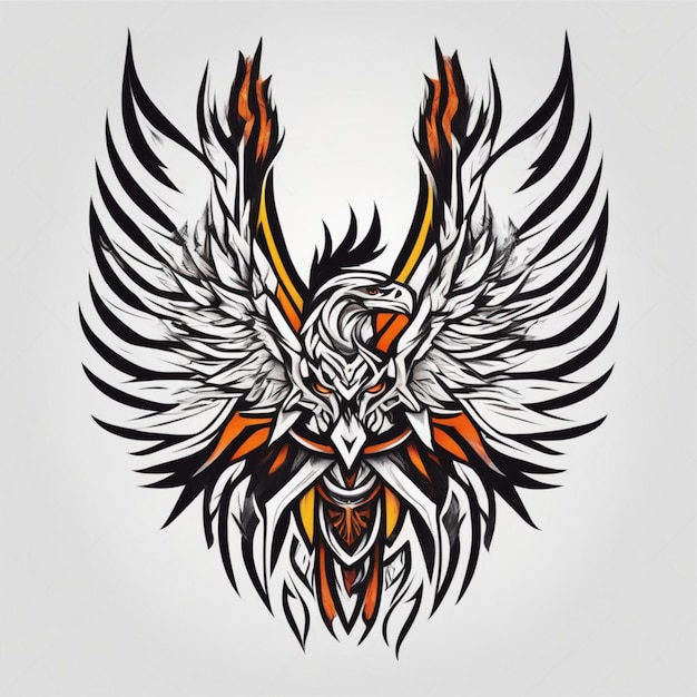 Eternal firebird tribal phoenix majesty