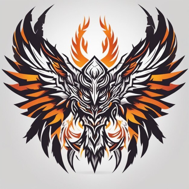 Eternal firebird tribal phoenix majesty