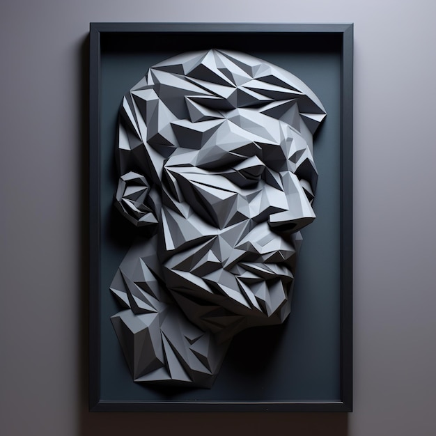 Eternal Vigor A Timeless 3D Printed Man Sculpture