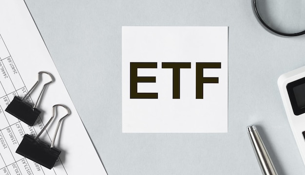 ETF investment investing in gold bonds concept