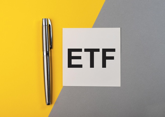 ETF investment investing in gold bonds concept