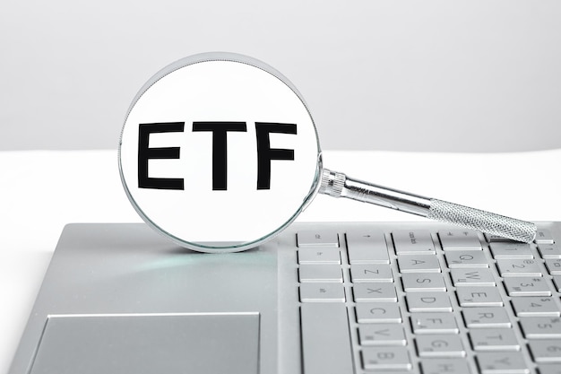 ETF investment investing in gold bonds concept