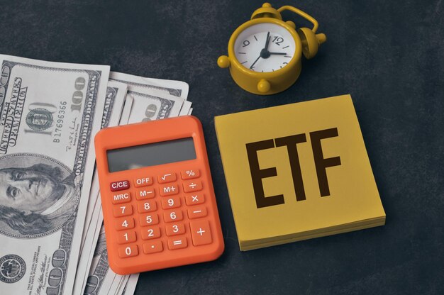 Foto etf sta per exchange traded fund