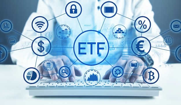 ETFExchange Traded Fund Stock market trading Finance