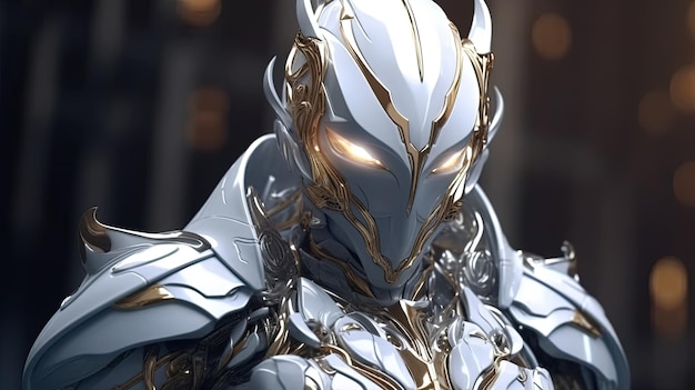 Ether armor digital art illustration