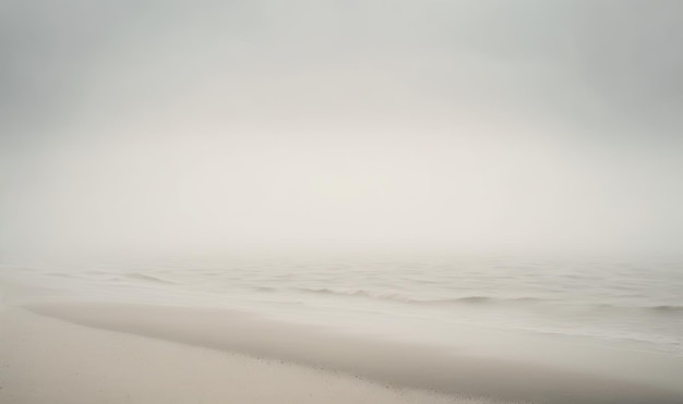 Ethereal Baltic Sea Mist as a Professional Soft Background