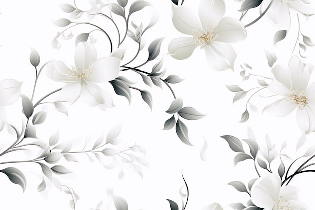 Foto ethereal blossom waltz acquerel serenade whimsical floral serenade aqua melodies