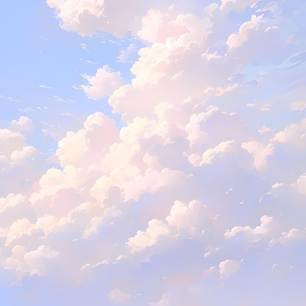 에테리얼 구름 - 평온 하고 조용 한 하늘