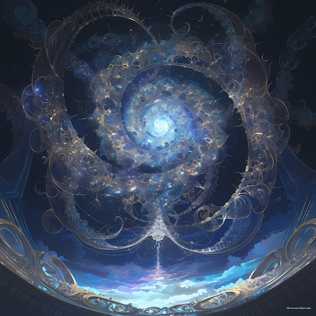 Ethereal Cosmic Serenity