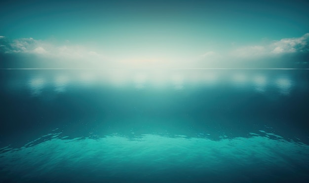 Photo ethereal deep blue lake water abstract background for professional use