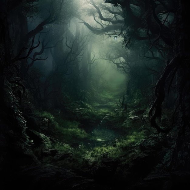 Ethereal Depths of the Enchanted Forest