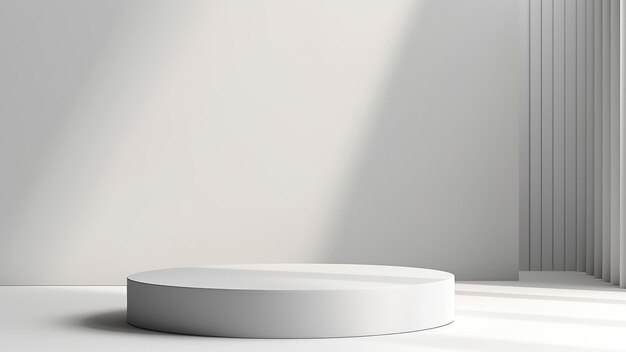 Ethereal Elegance White Light Stand Template