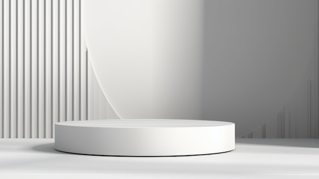 Ethereal Elegance White Light Stand Template