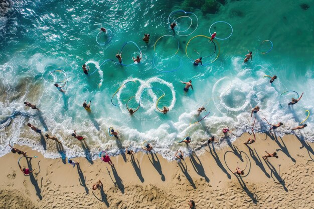 Ethereal escape a beachside hula hoop haven