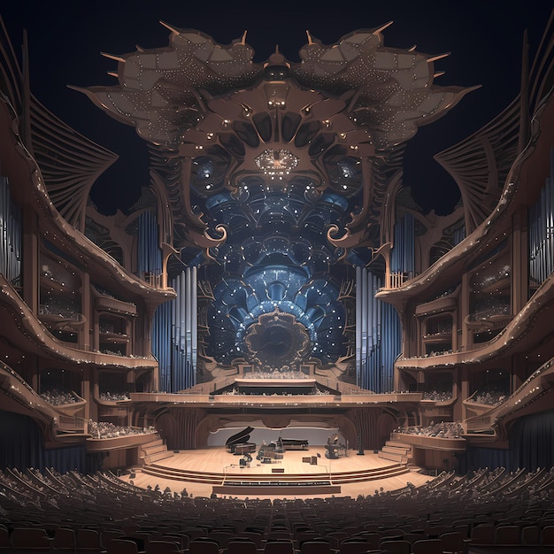 Photo ethereal opera theater illustration