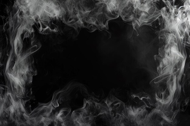 Ethereal Smoke Frames Overlay Effects for Atmospheric Photo Edits