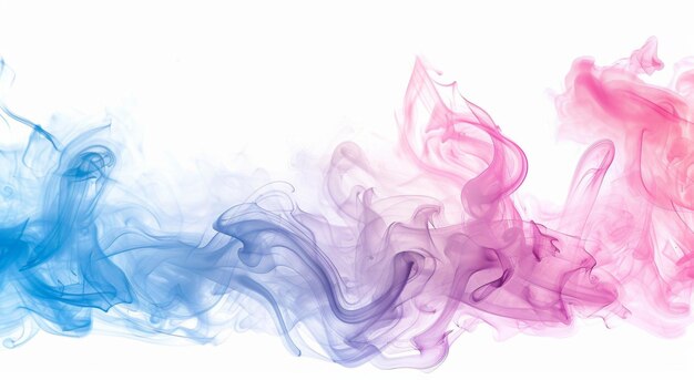 Ethereal swirls of pink and blue smoke create a dynamic and abstract motion background that is mesmerizing and dreamlike