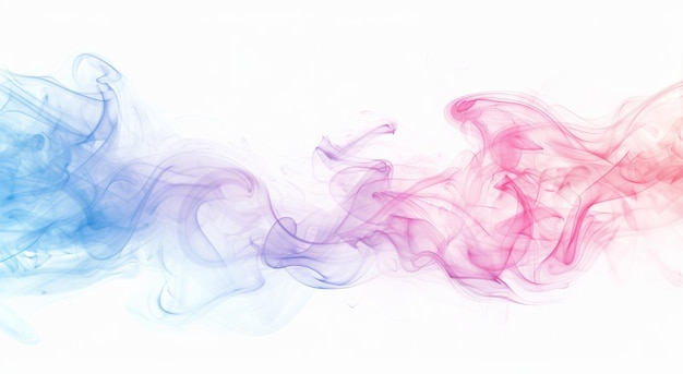 Эфирные вихри розового и синего дыма создают динамичный и абстрактный фоновый движение, которое завораживает и похоже на мечту