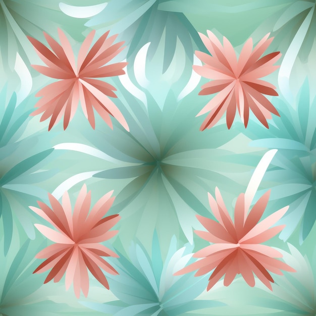 Photo ethereal tiles geometric pastel pattern in tile design