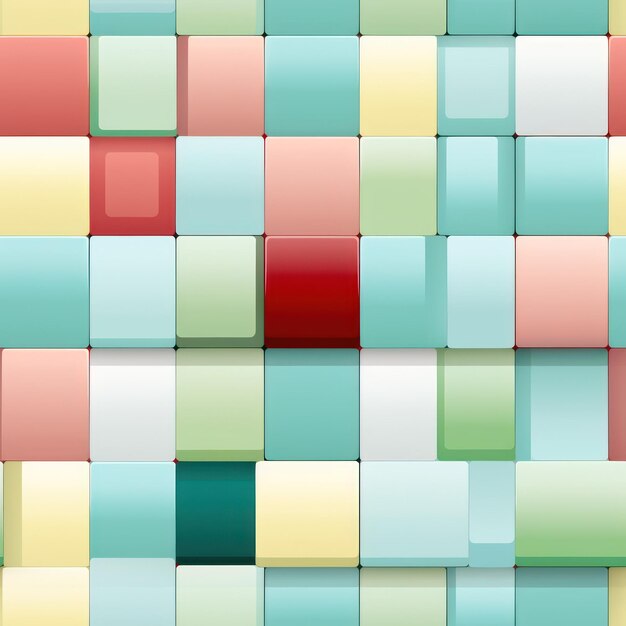 Ethereal Tiles Geometric Pastel Pattern in Tile Design