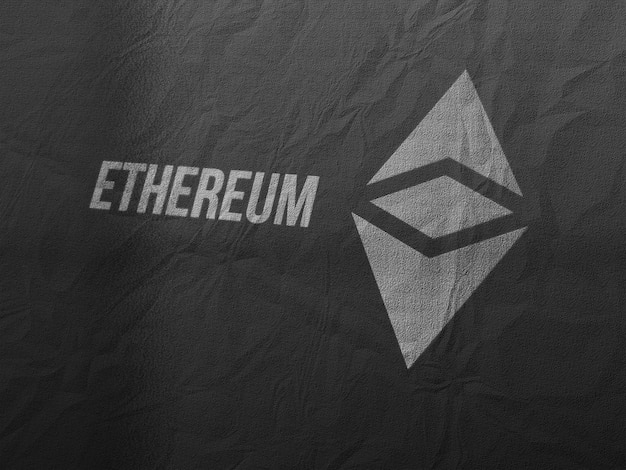 사진 ethereum 암호 화폐와 현대 은행 개념