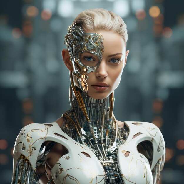Premium Photo Ethical and Moral Issues of Artificial Intelligence AI in Our Days