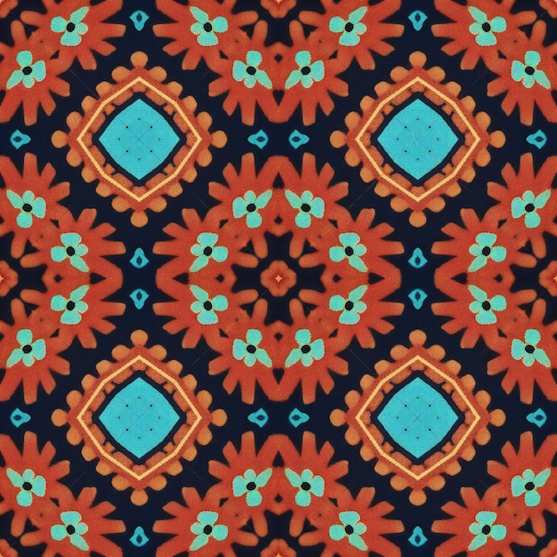 Ethnic boho ornament Seamless pattern Tribal motif