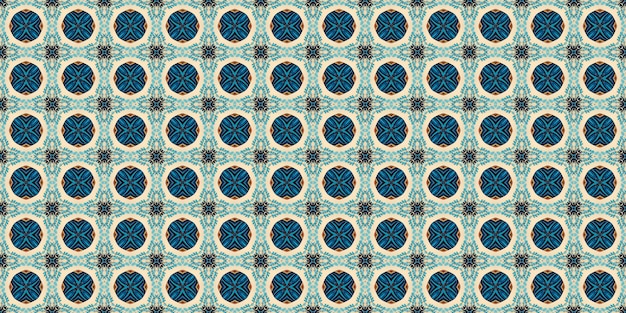 Ethnic boho seamless pattern Abstract kaleidoscope fabric design texture