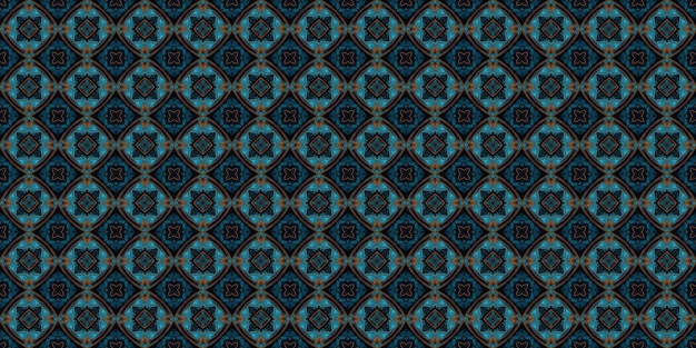 Ethnic boho seamless pattern Abstract kaleidoscope fabric design texture