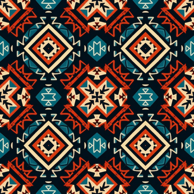 Ethnic boho seamless pattern Tribal pattern Folk motif Textile rapport