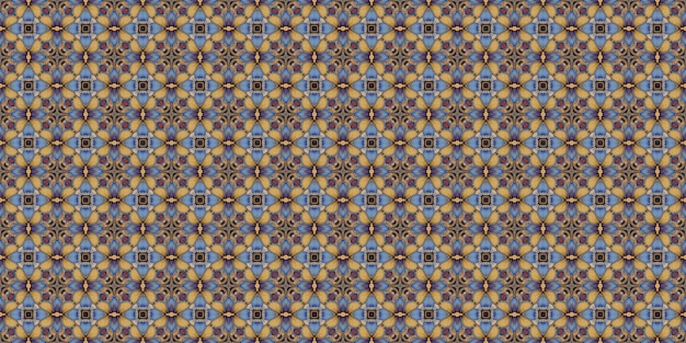 Foto modello etnico astratto kaleidoscopio tessuto design consistenza o sfondo